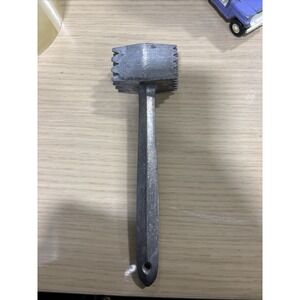 Vintage Aluminum 2 Sided Meat Tenderizer Hammer Mallet Pounder Kitchen Tool 8.5"